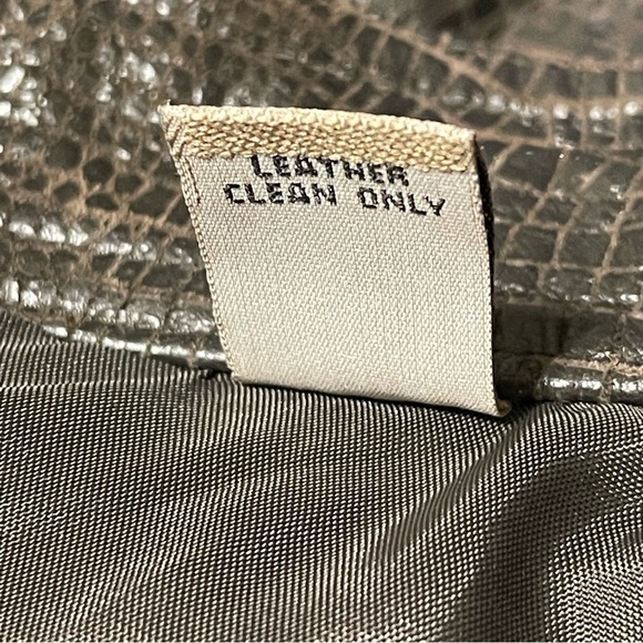 VINTAGE I.E. Woman 100% Leather Brown Jacket Size L - Picture 11 of 15